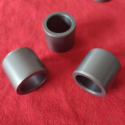 1650°C Max Temperature Corrosion Resistant Silicon Carbide Ceramic Sliding Bearing Sleeve With Customized Size
