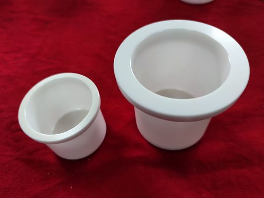 Customized High Wear and Corrosion Resistant Zirconia Keramik Containment Shell untuk aplikasi suhu tinggi