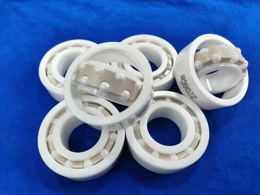 2206 Full Zirconia Keramik Ball Bearing dengan ZrO2 cincin dan bola PEEK kandang dan segel presisi kelas P6/P5