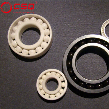 Anti Korosi Presisi Tinggi P6/ABEC3 sampai P4/ABEC7 Keramik Ball Bearings dengan Diameter Dalam 20mm